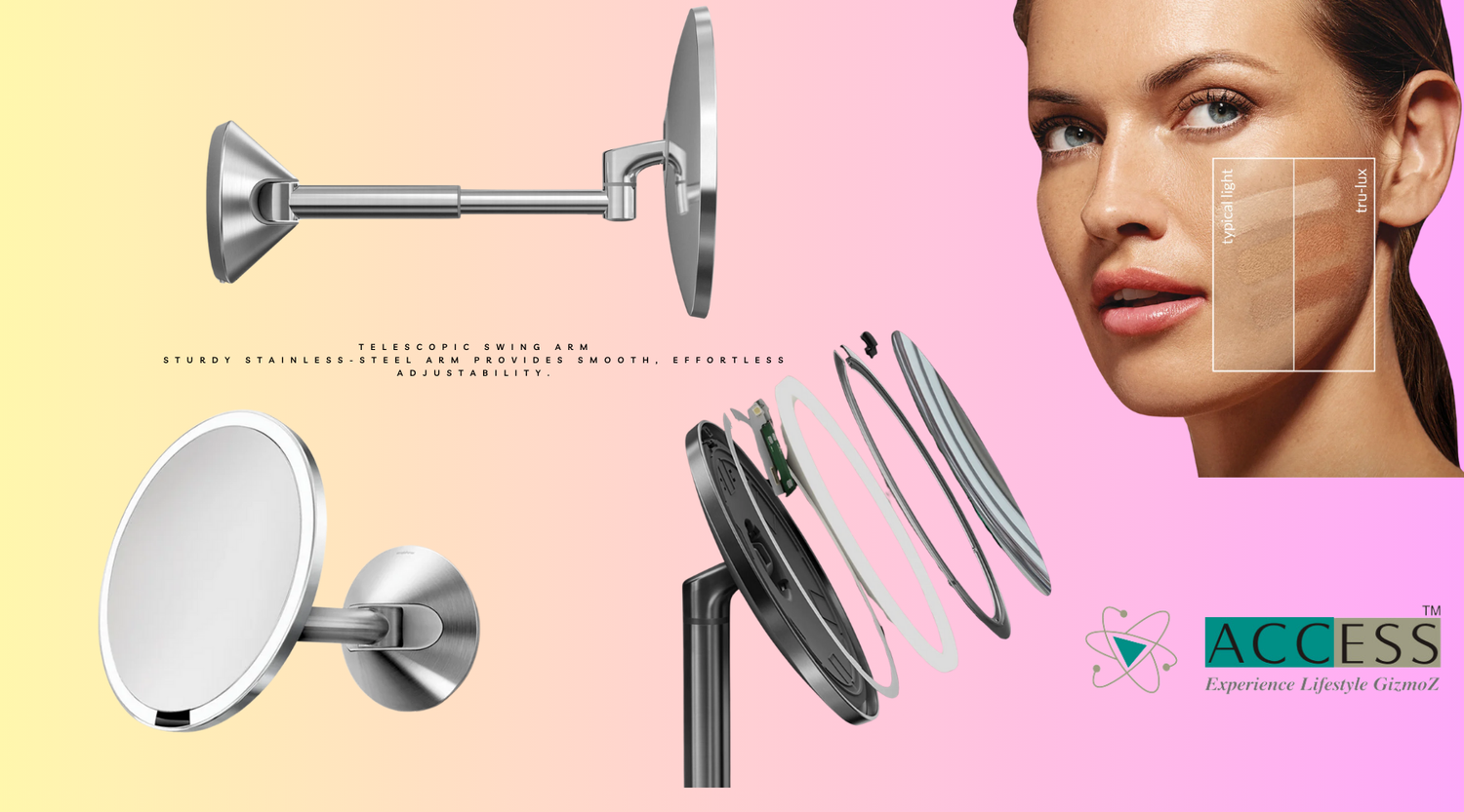 Elevate Your Daily Routine: Introducing the simplehuman Wall Mount Sensor Mirror