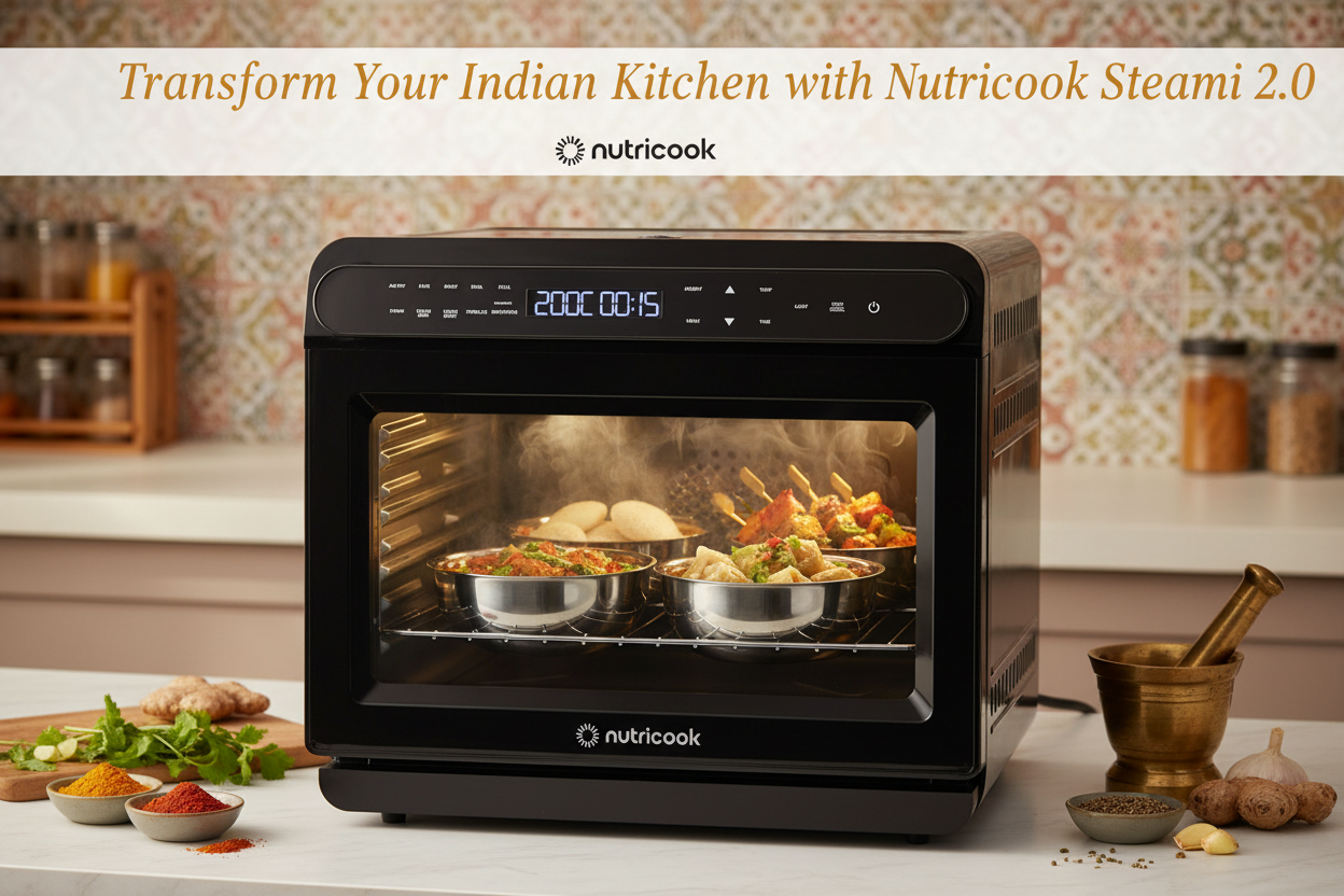 Nutricook Steami 2.0 24L steam oven for Indian kitchens