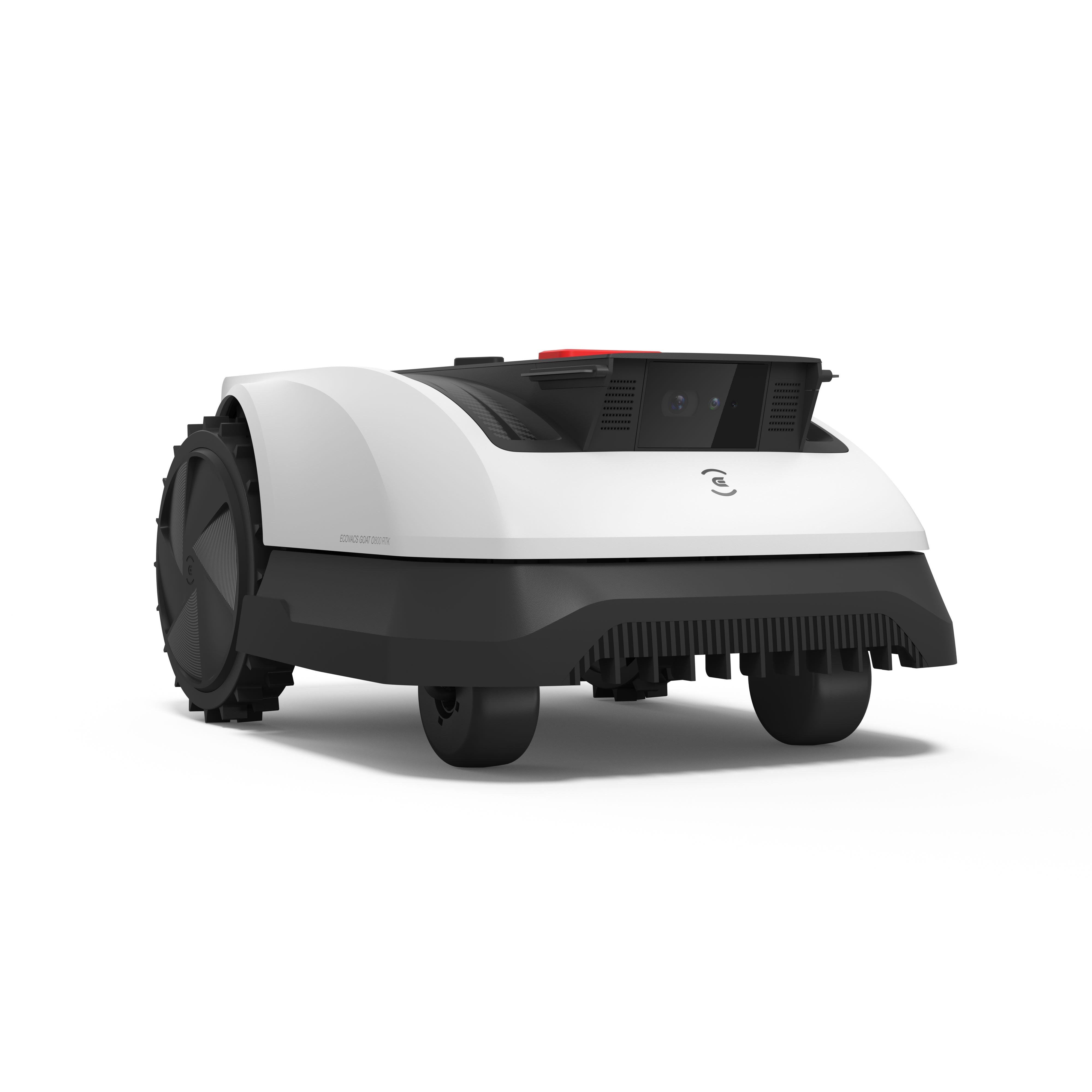 ECOVACS GOAT O800 RTK robotic lawn mower rear three-quarter view