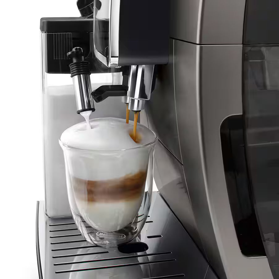 DeLonghi Dinamica Plus automatic coffee maker - Titanium Black - ECAM380.95.TB