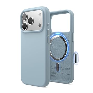 Essentials for iPhone 17 Pro Case, Premium Magnetic Silicone Case