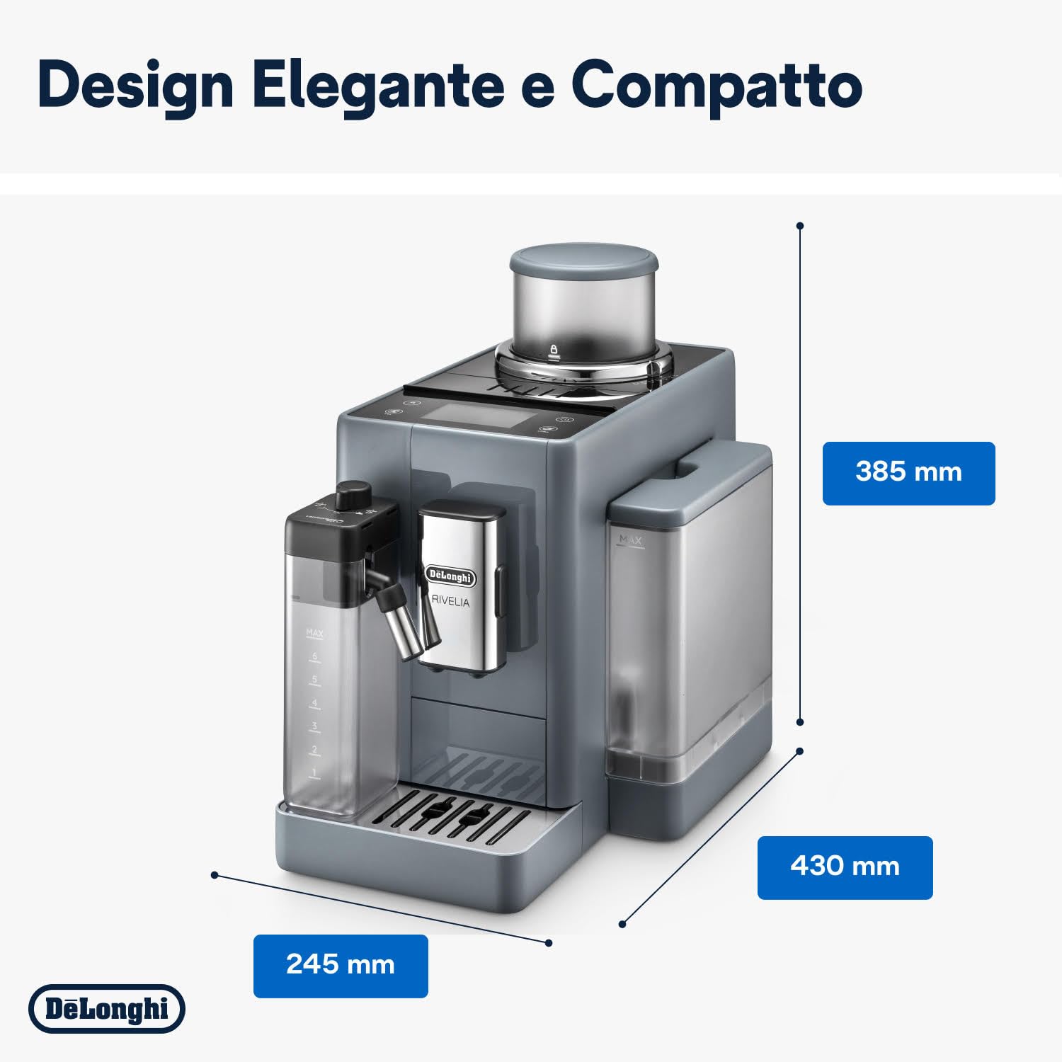 DeLonghi Rivelia Automatic Coffee Maker - EXAM440.55.B