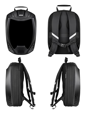 Hookaba Rebel Rage LED Backpack – 27.4 L Tech Backpack with 32×32 Pixel LED Display