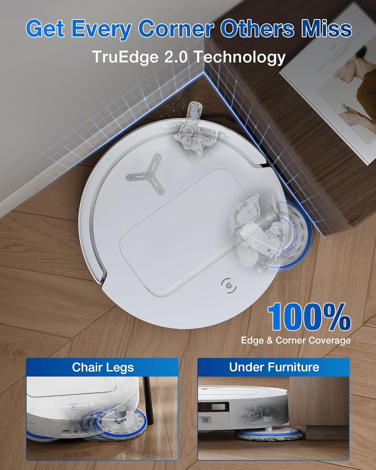 ECOVACS DEEBOT T50 PRO Omni (2 in 1 Robot Vacuum Cleaner & Mop)