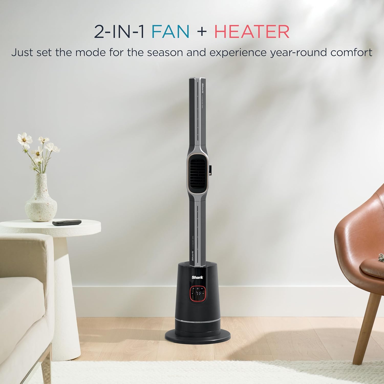 Shark TurboBlade Cool + Heat Bladeless Tower Fan & Heater