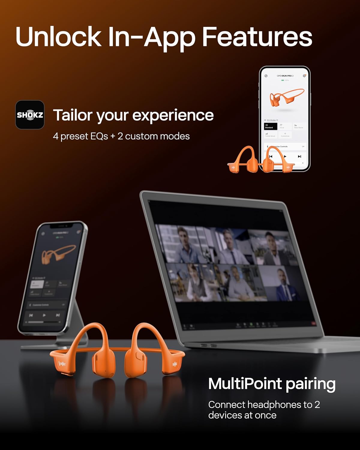 SHOKZ Openrun Pro 2 Mini Bone Conduction Sport Headphones