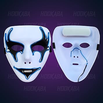 Hookaba Clown Craze Unisex LED Mask