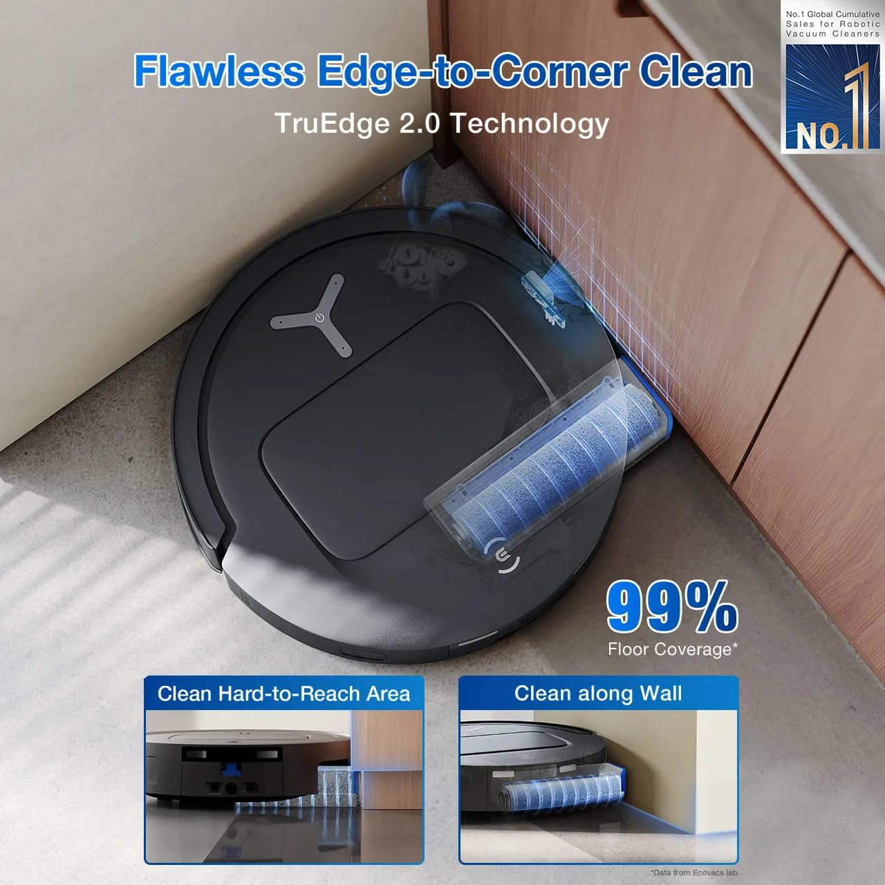 ECOVACS DEEBOT T80 Omni (2 in 1 Robot Vacuum Cleaner & Mop)