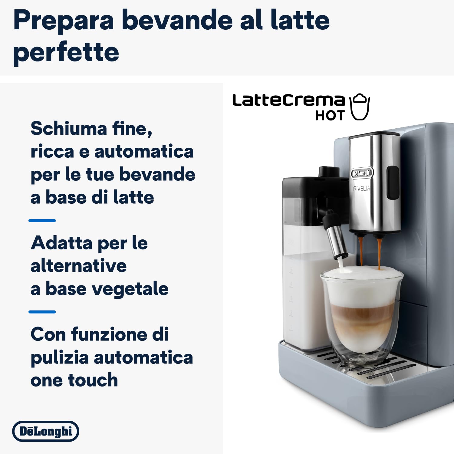 DeLonghi Rivelia Automatic Coffee Maker - EXAM440.55.B