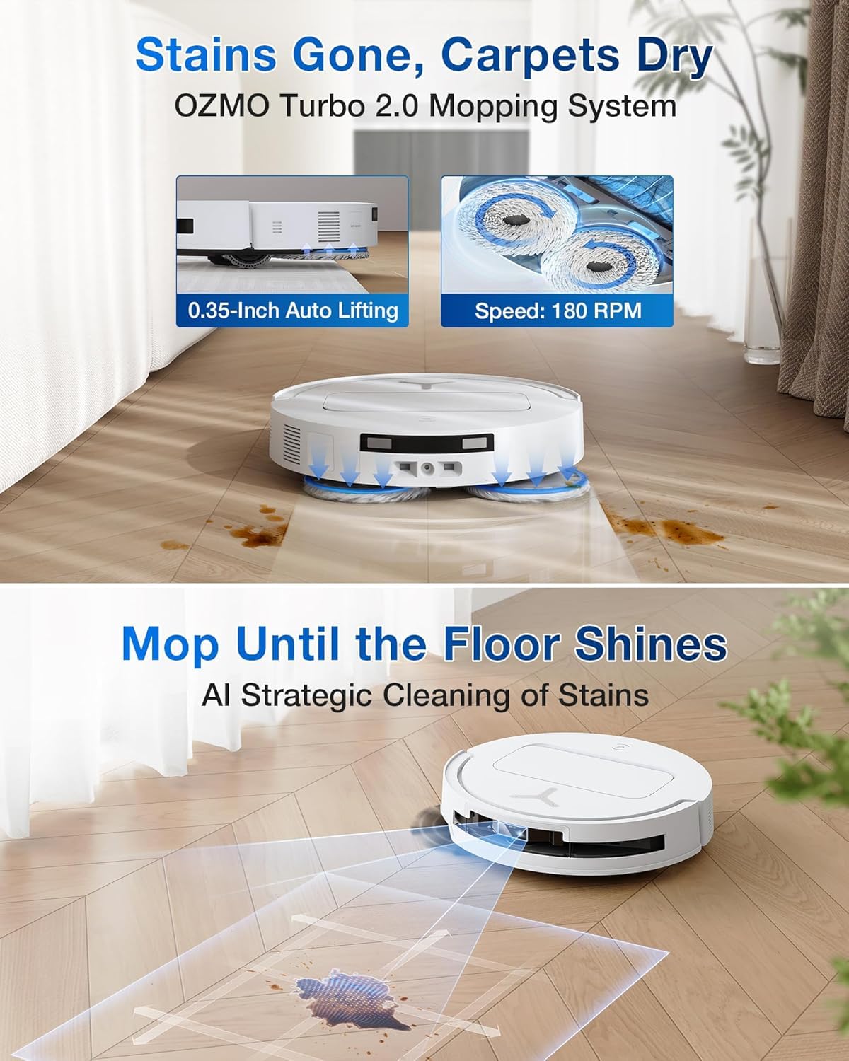 ECOVACS DEEBOT T50 PRO Omni (2 in 1 Robot Vacuum Cleaner & Mop)