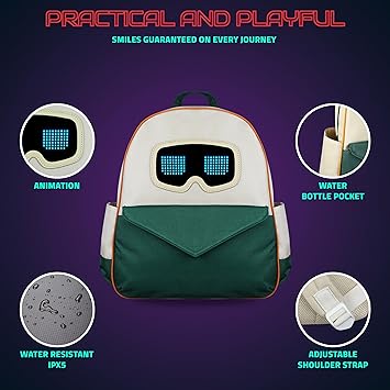 Hookaba:Expressa-Unisex LED Expandable Laptop Backpack-Premium ABS PC fabric-17.7" inch Laptop-20 Ltrs