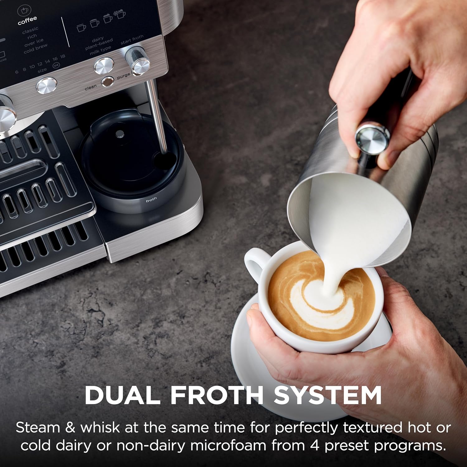 Ninja Luxe Premier 3 in 1 Espresso Coffee Maker Machine - ES6601EU