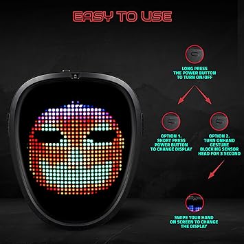 Hookaba:Happy Hue-Kids LED Mask