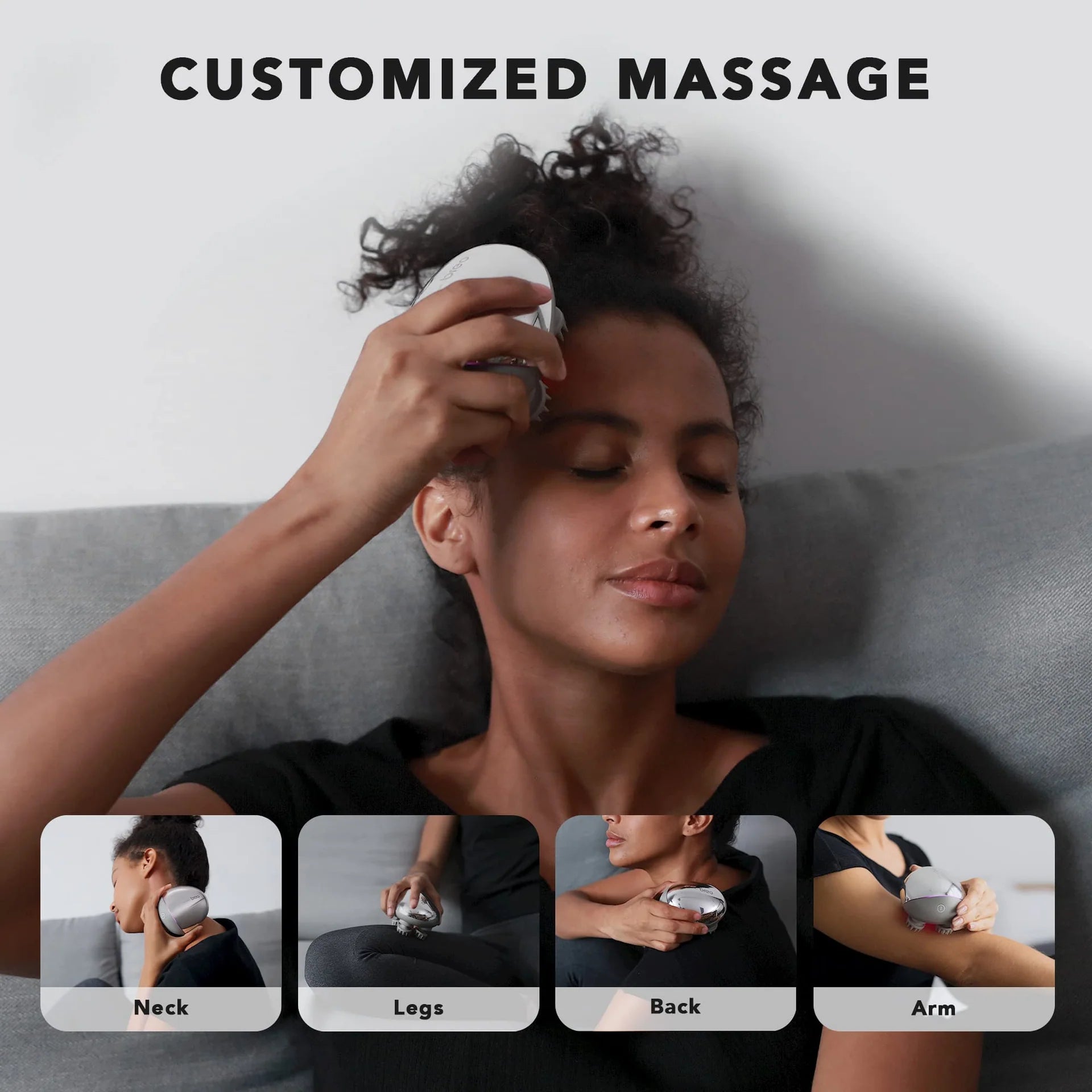Breo Scalp Mini Pro Massager Silver