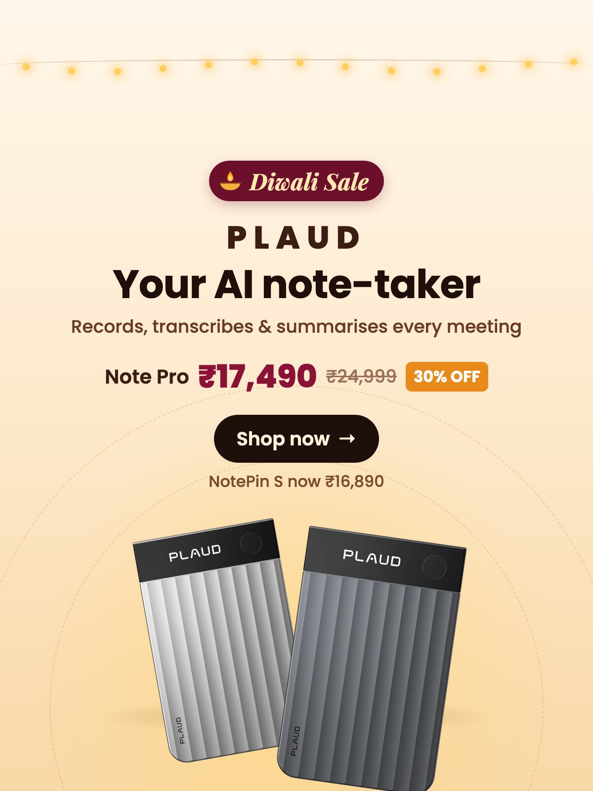 Diwali Sale plaud mobile banner