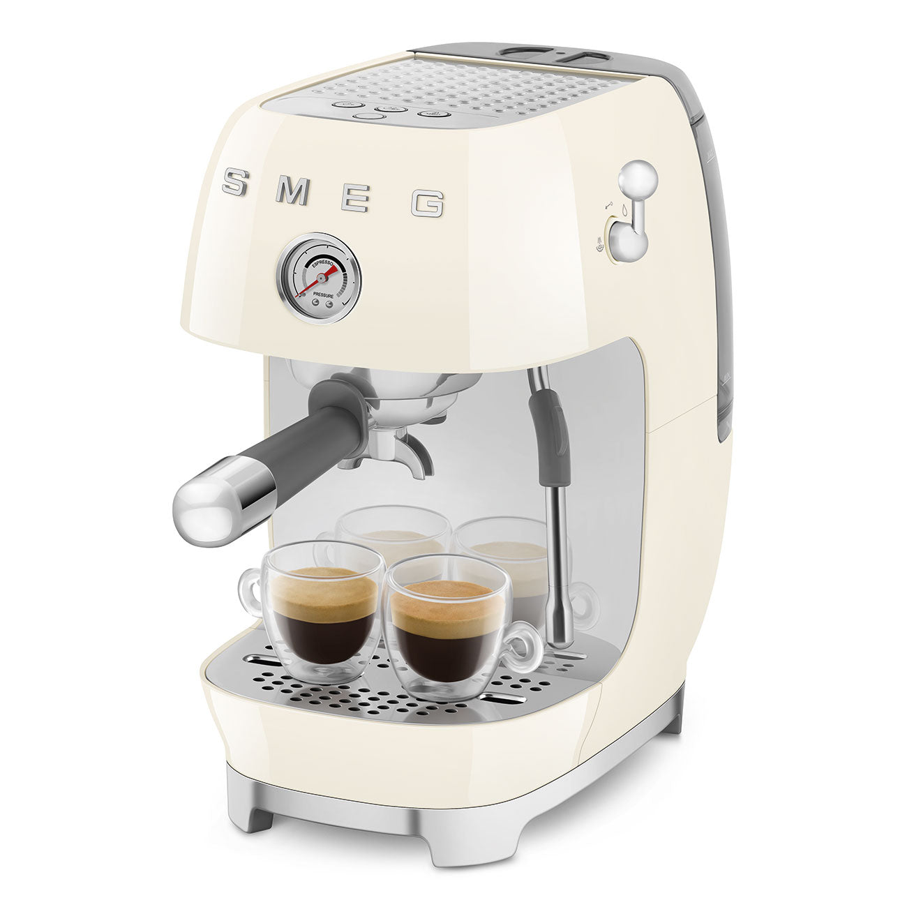 SMEG Manual espresso coffee machine with cold brew ECF03