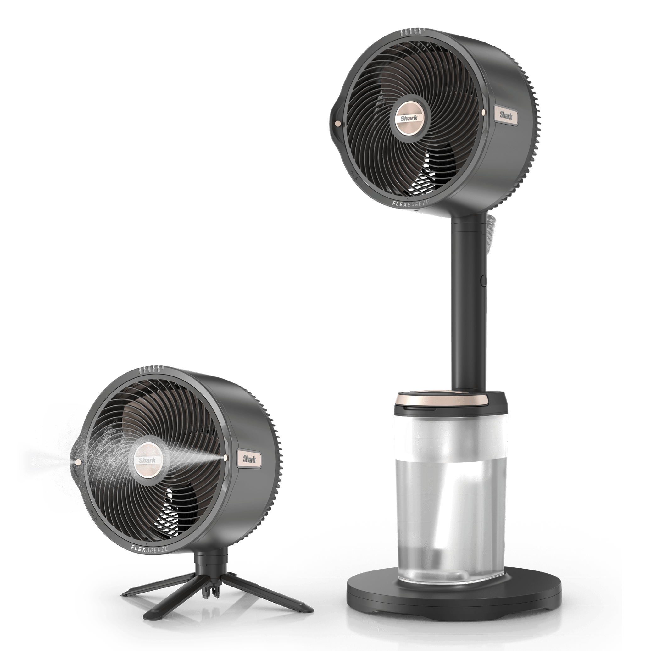 Shark FlexBreeze Pro Mist indoor and outdoor cooling fan, alternate view