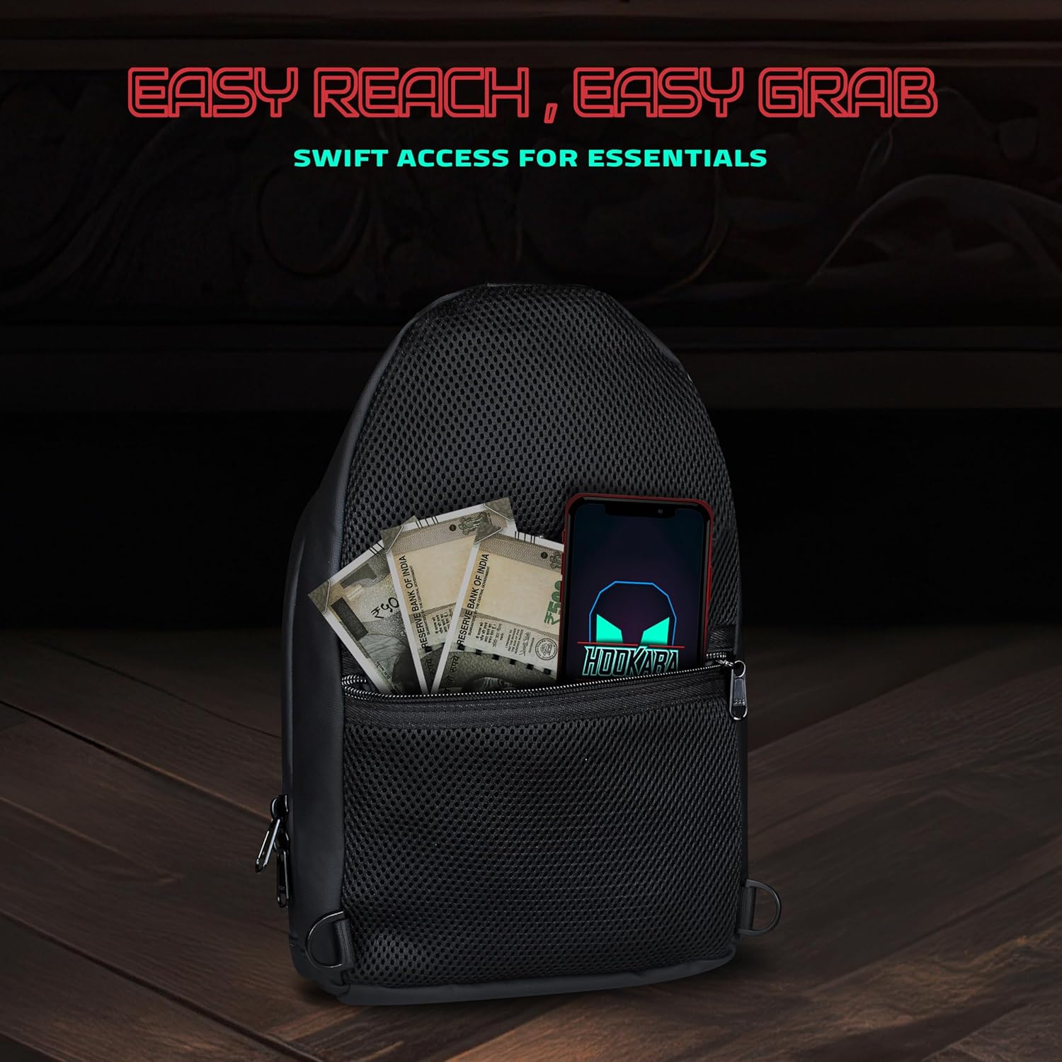 Hookaba: LED Unisex Sling Bag