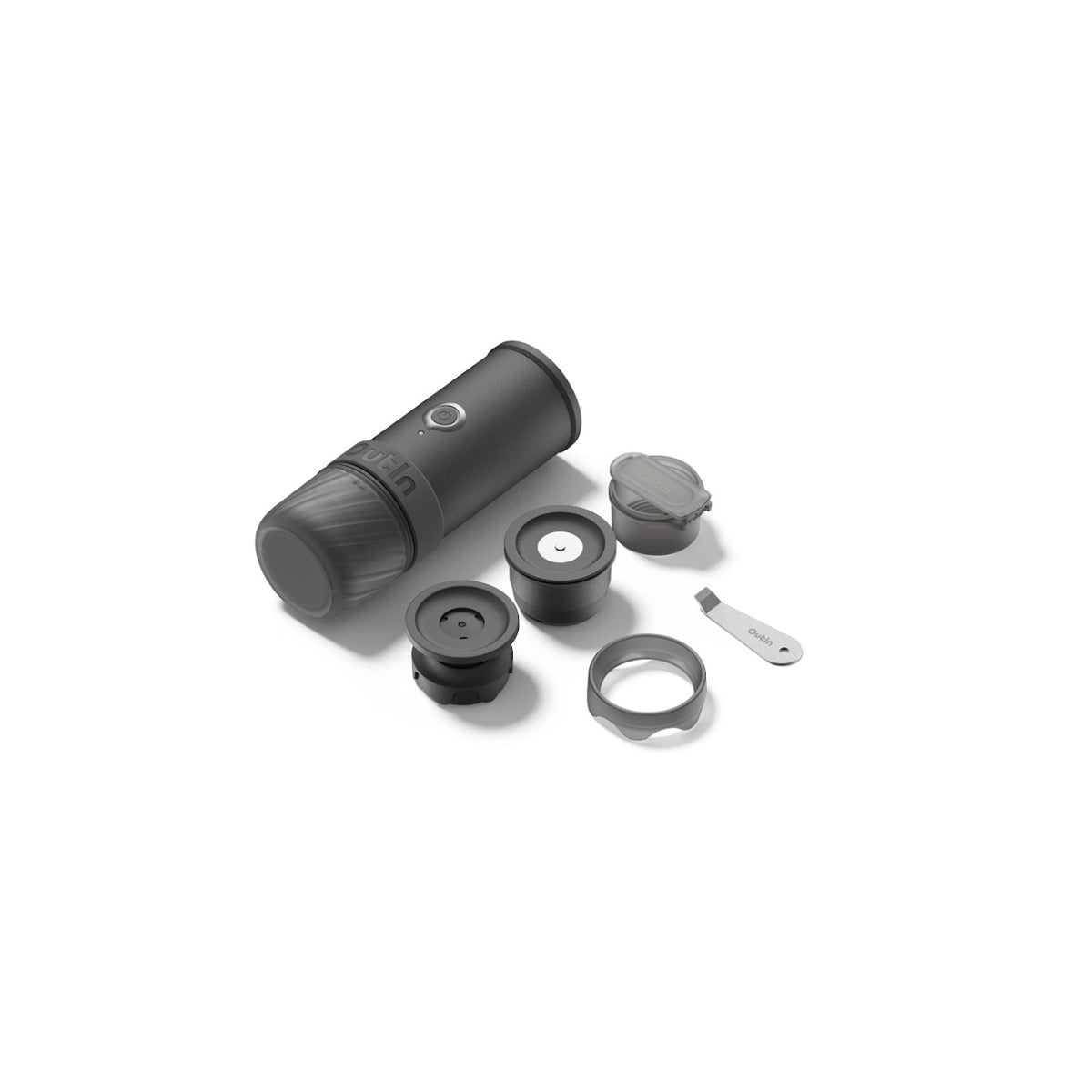 OutIn Mino Space Grey with included accessories