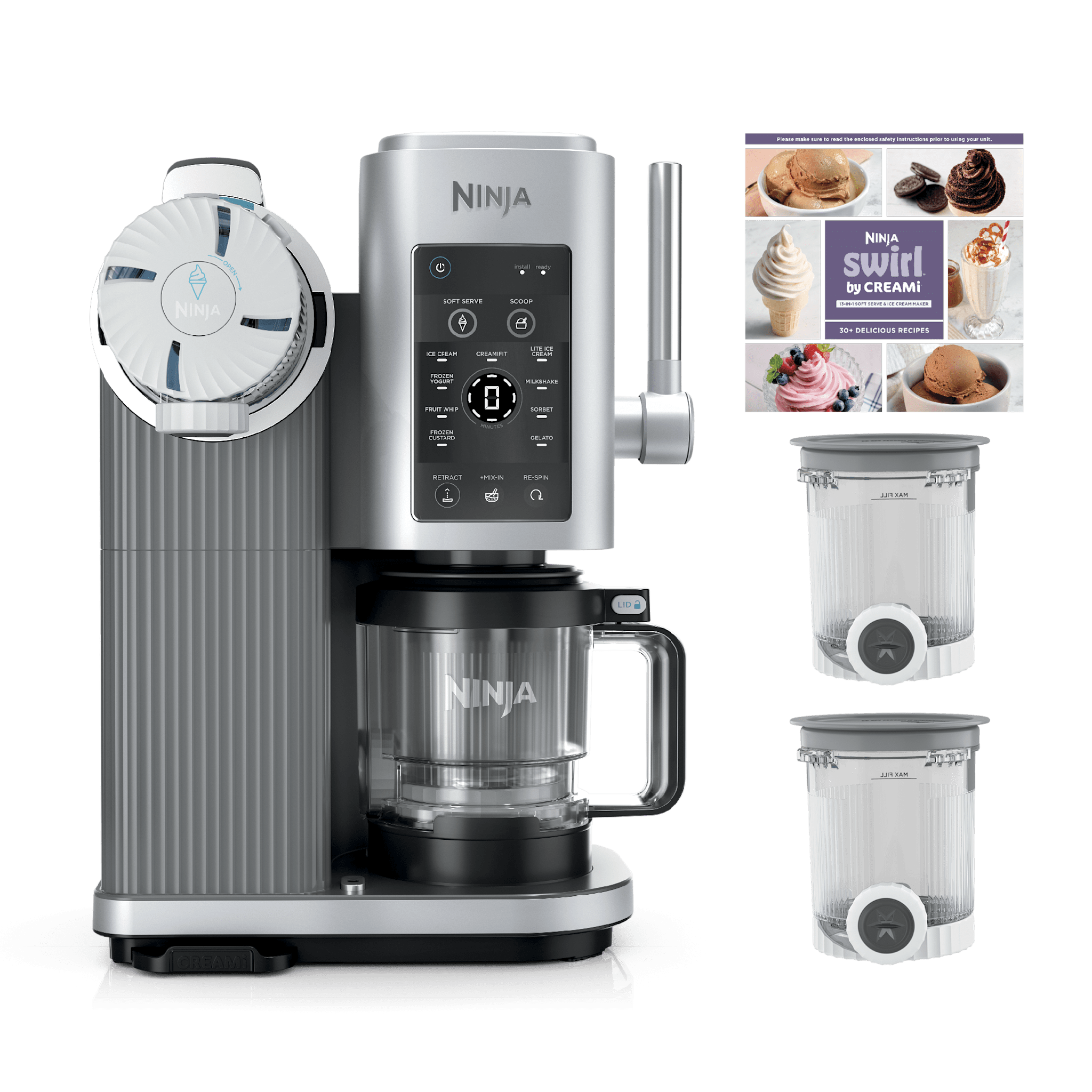 Ninja Swirl NC701 with 13 one-touch scoop and swirl programs