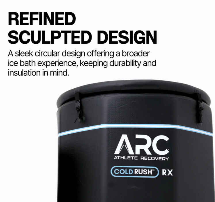 ARC Recovery ICE Bath COLD RUSH RX Ice Bath + MX2 Chiller