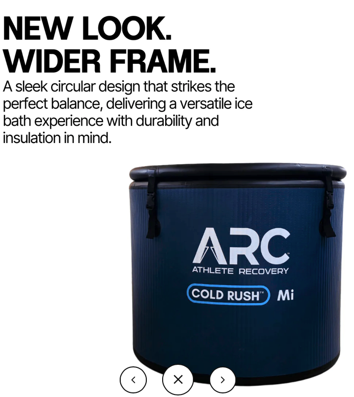 ARC Recovery COLD RUSH MI Ice Bath + Mi Chiller