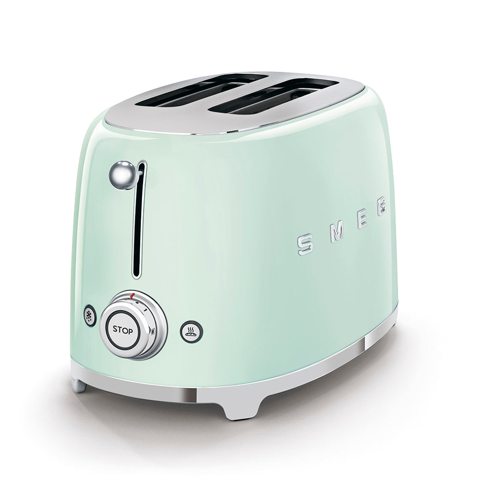 Smeg Retro Stainless Steel Pop up 2 Slice Toaster