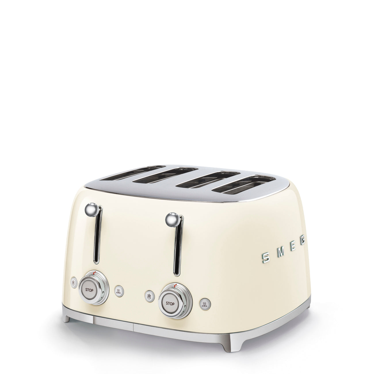 Smeg Retro Stainless Steel 4 Slice Toaster TSF03