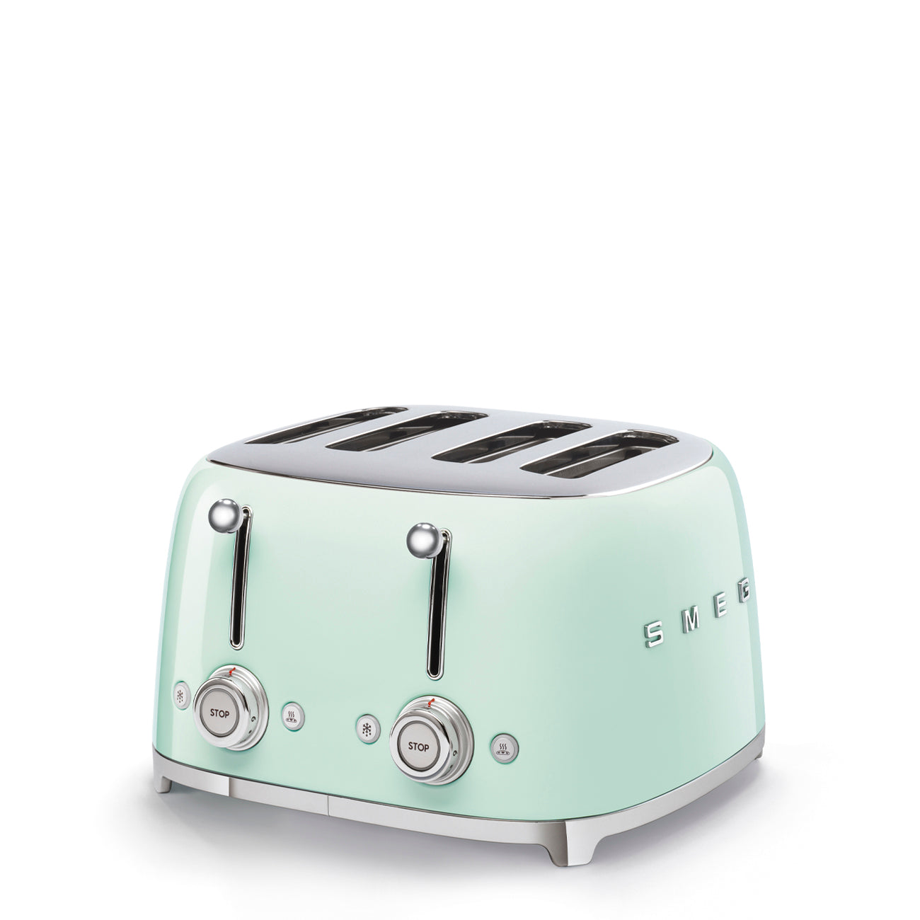 Smeg Retro Stainless Steel 4 Slice Toaster TSF03