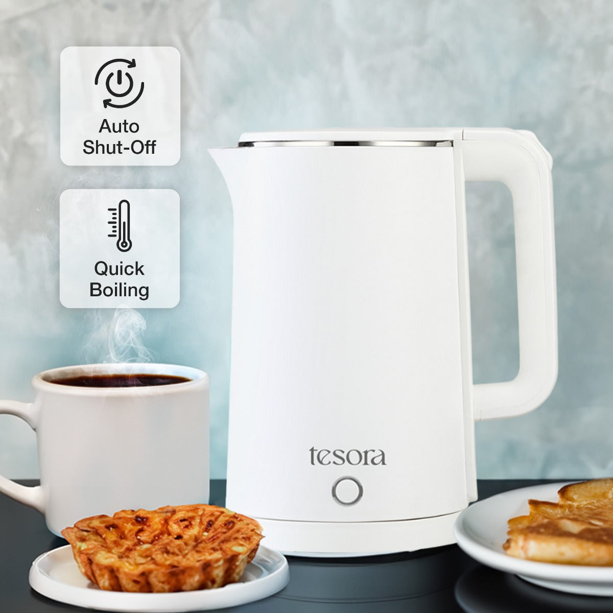 Tesora Large Premium Electric Kettle 1.8L
