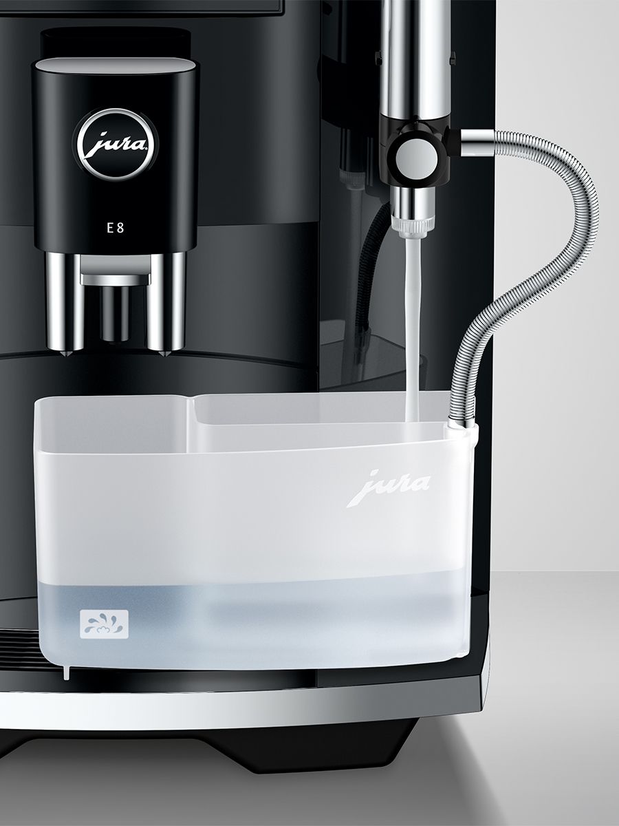 JURA E8 Piano Black Luxury Automatic Espresso Coffee Machine (INTC)