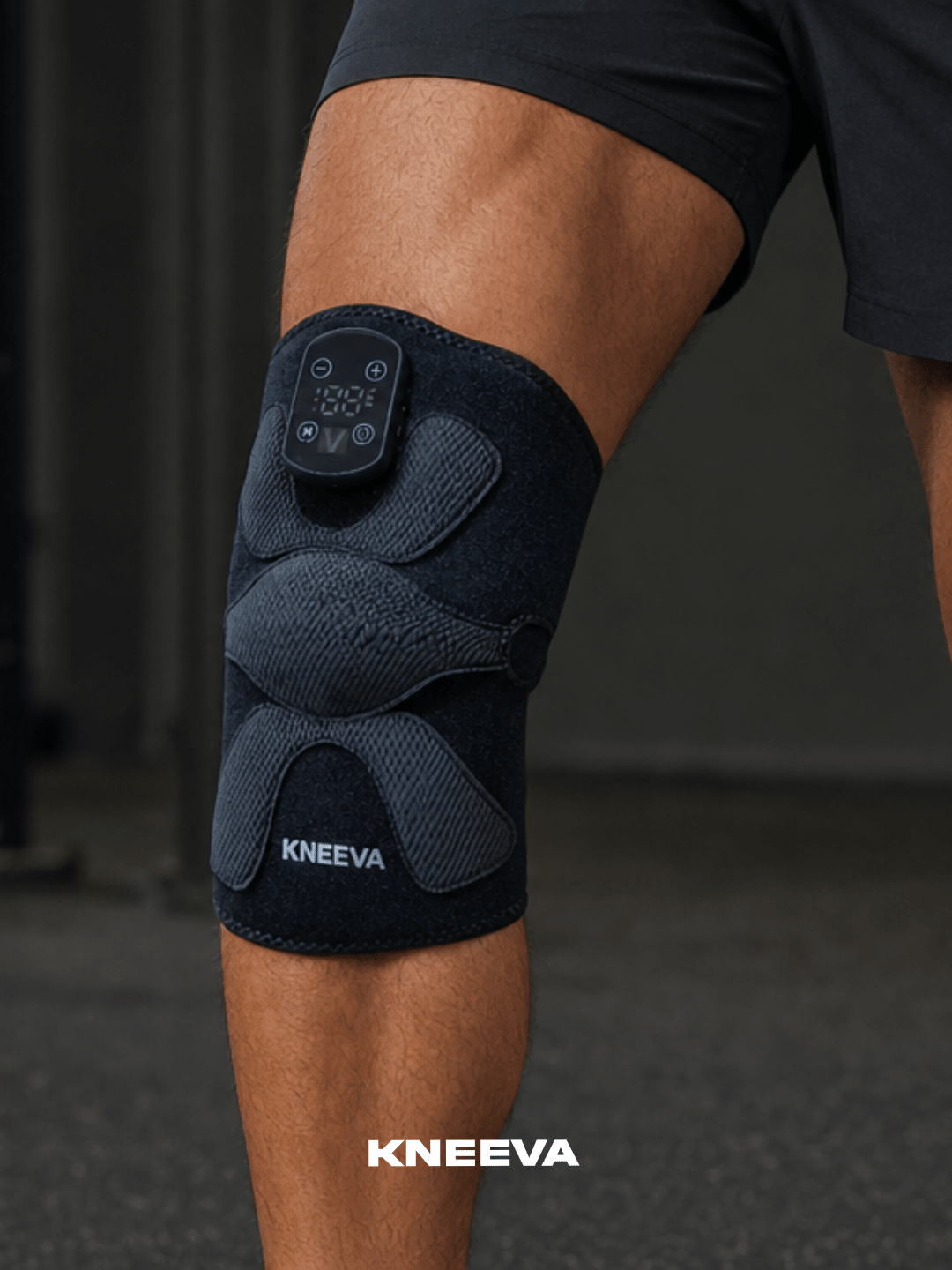 ARC KNEEVA wrap fitted around the shoulder for joint recovery