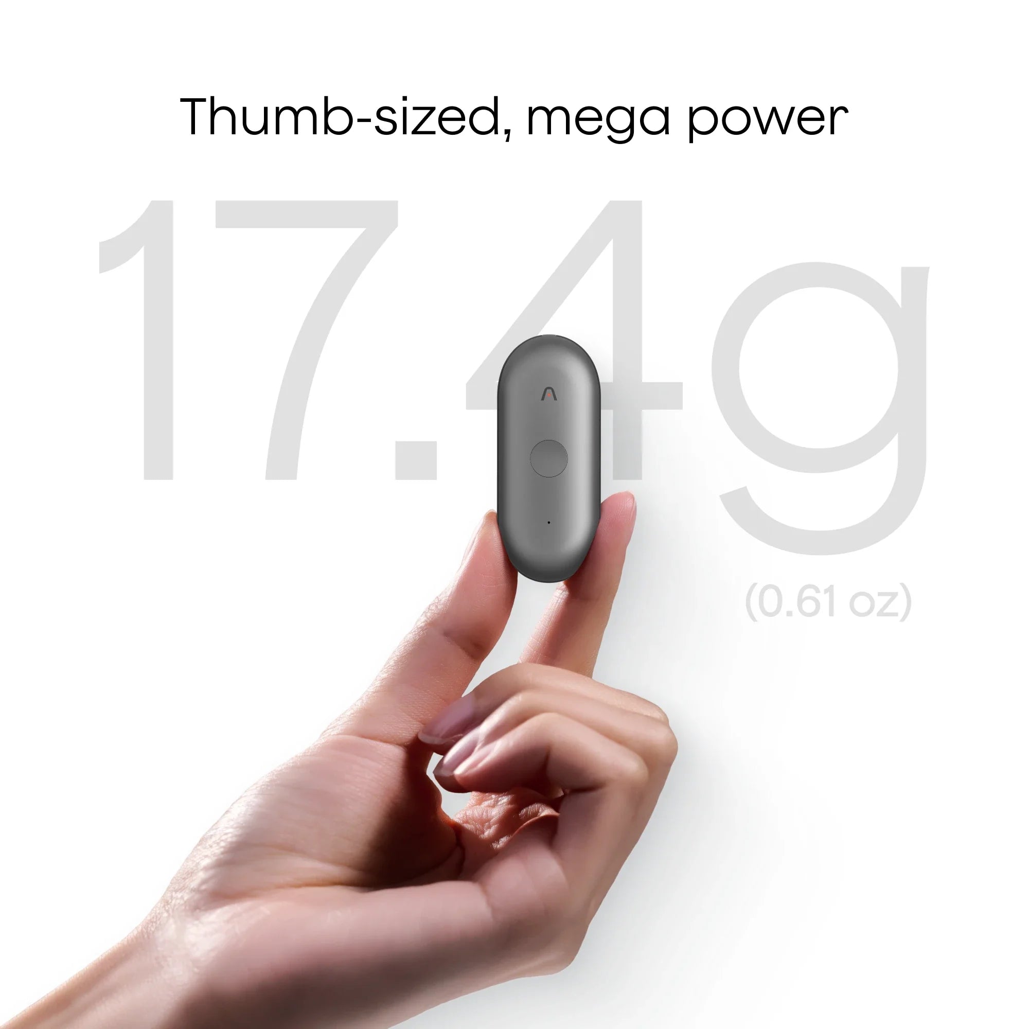 Plaud NotePin S lightweight 17.4g design