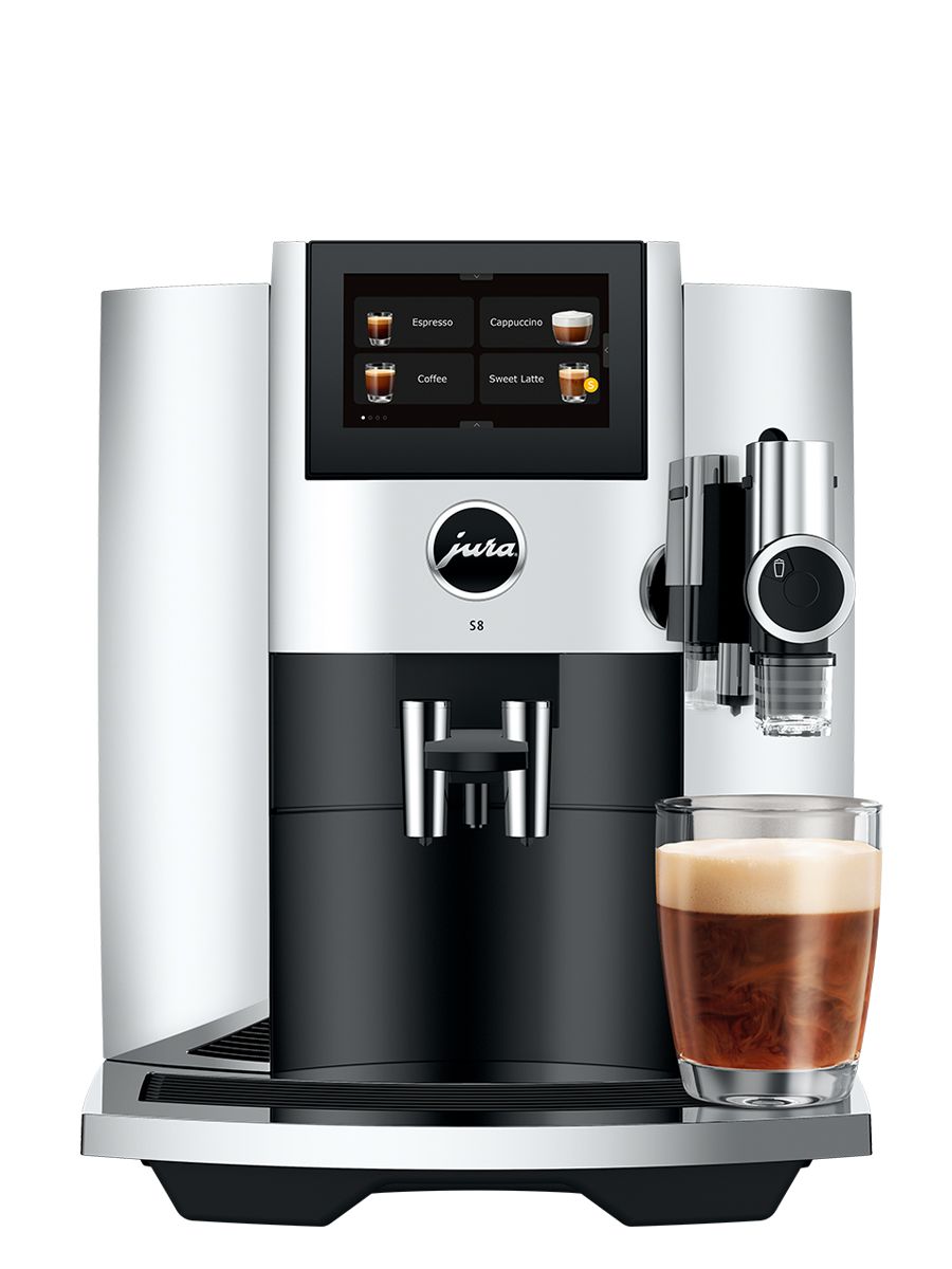JURA S8 Chrome Luxury Premium Espresso Coffee Machine (INTB)
