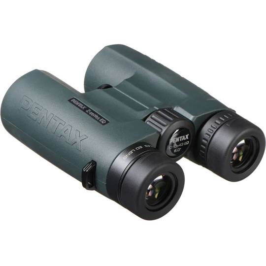 Pentax 10x43 Z-Series ZD ED binoculars featuring a compact and durable design with ED lenses ideal for birdwatching and outdoor adventures providing clear and bright viewing
