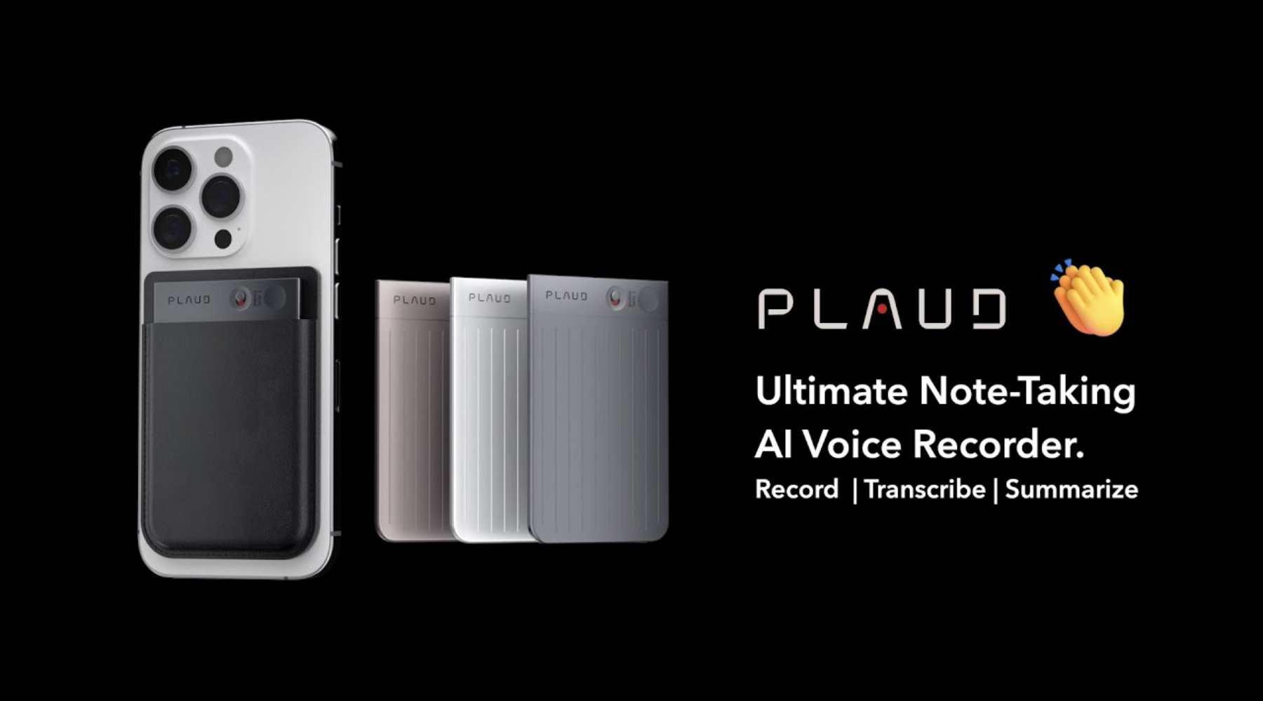 Plau AI Voice Recorder Magsafe for iPhone