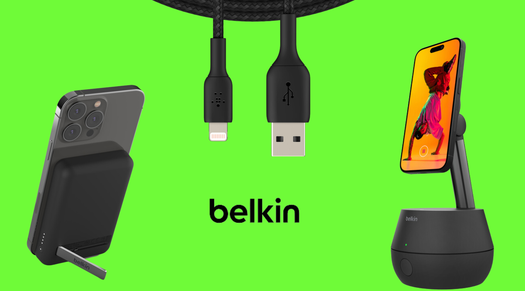 Belkin Charging Accessories Cables for Carplay Data transfer Cables