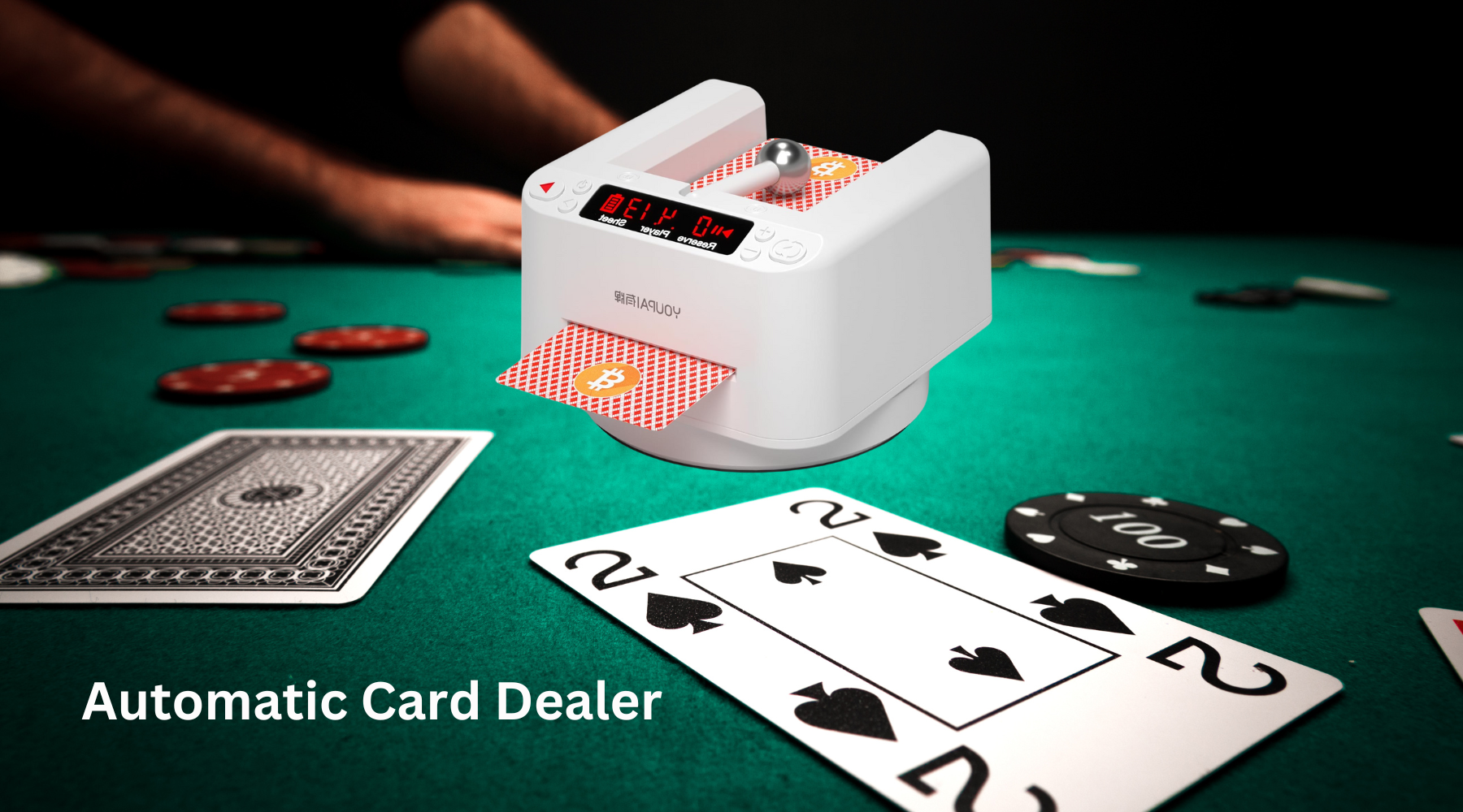 Automatic Card Dealer Machine Rotating