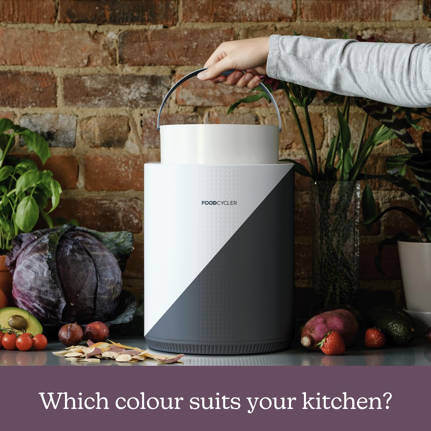 FoodCycler Eco 3 turning food scraps into Foodilizer