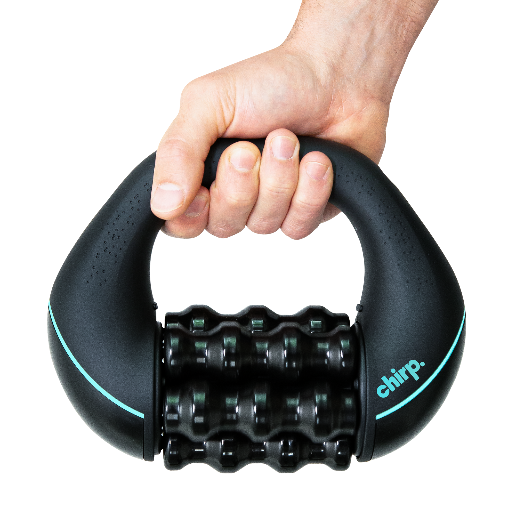 Chirp RPM Mini held by its multi-grip handle