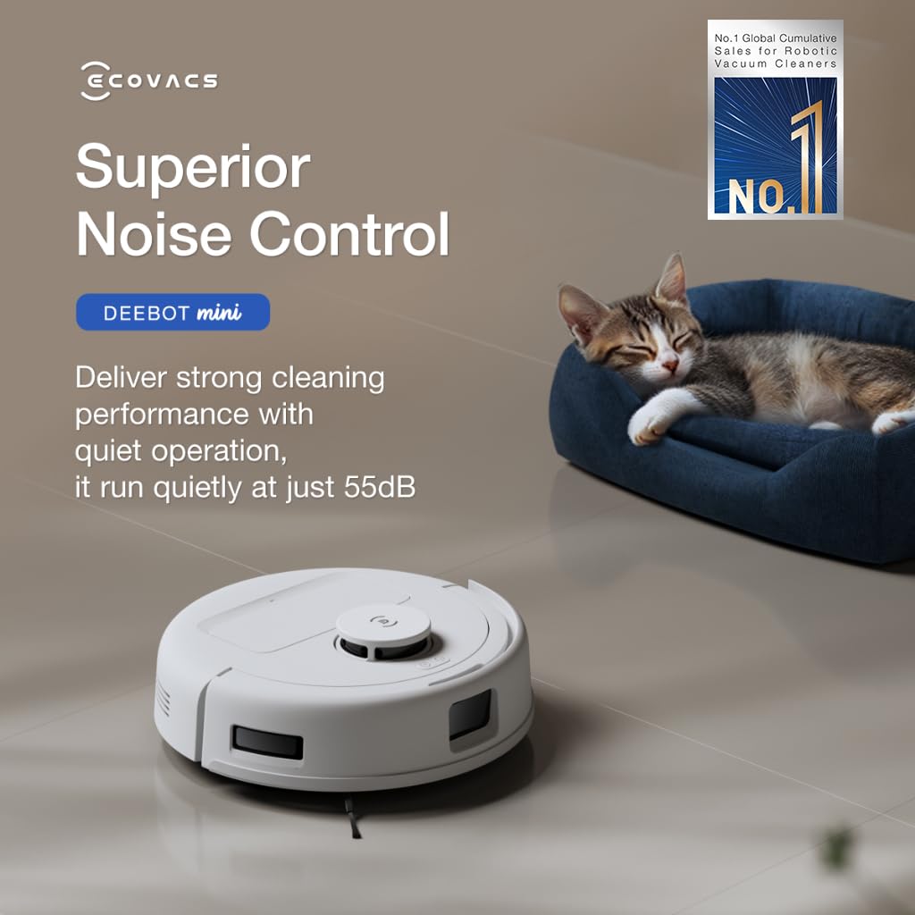 ECOVACS DEEBOT MINI Omni 2 in 1 Robot Vacuum Cleaner & Mop