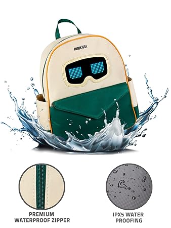 Hookaba:Expressa-Unisex LED Expandable Laptop Backpack-Premium ABS PC fabric-17.7" inch Laptop-20 Ltrs