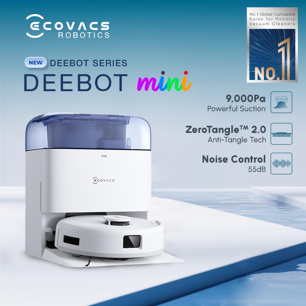 ECOVACS DEEBOT MINI Omni 2 in 1 Robot Vacuum Cleaner & Mop
