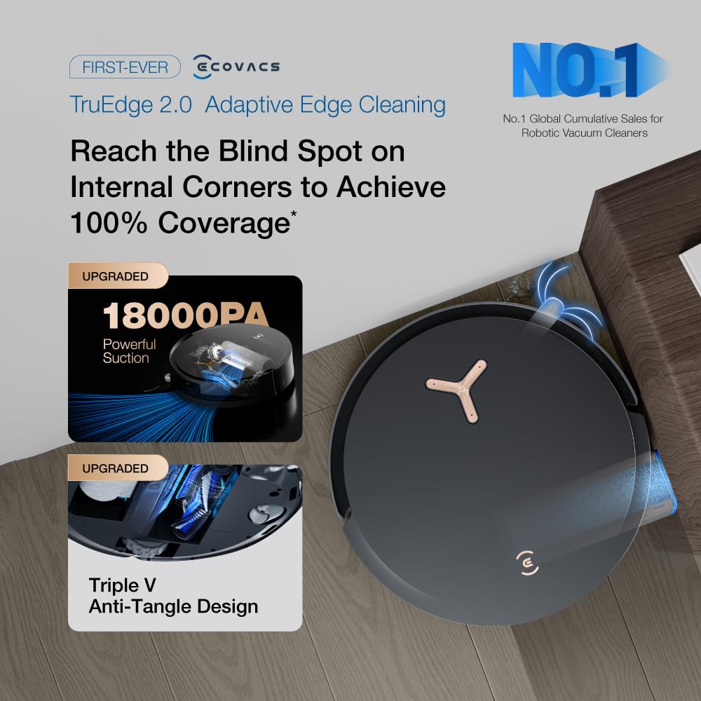 ECOVACS DEEBOT X8 PRO Omni (2 in 1 Robot Vacuum Cleaner & Mop)