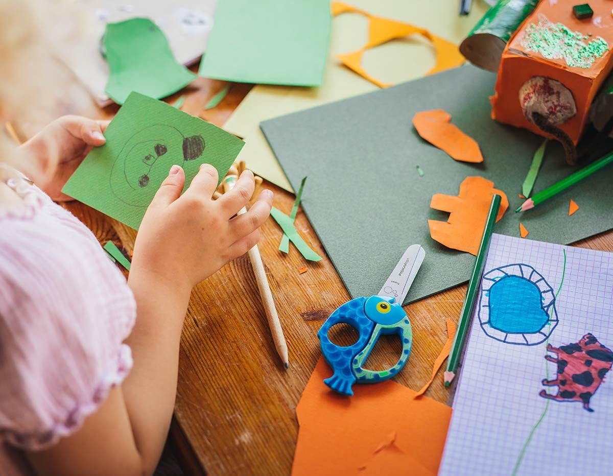 Fiskars Children's Animal Scissors with Fish Motif