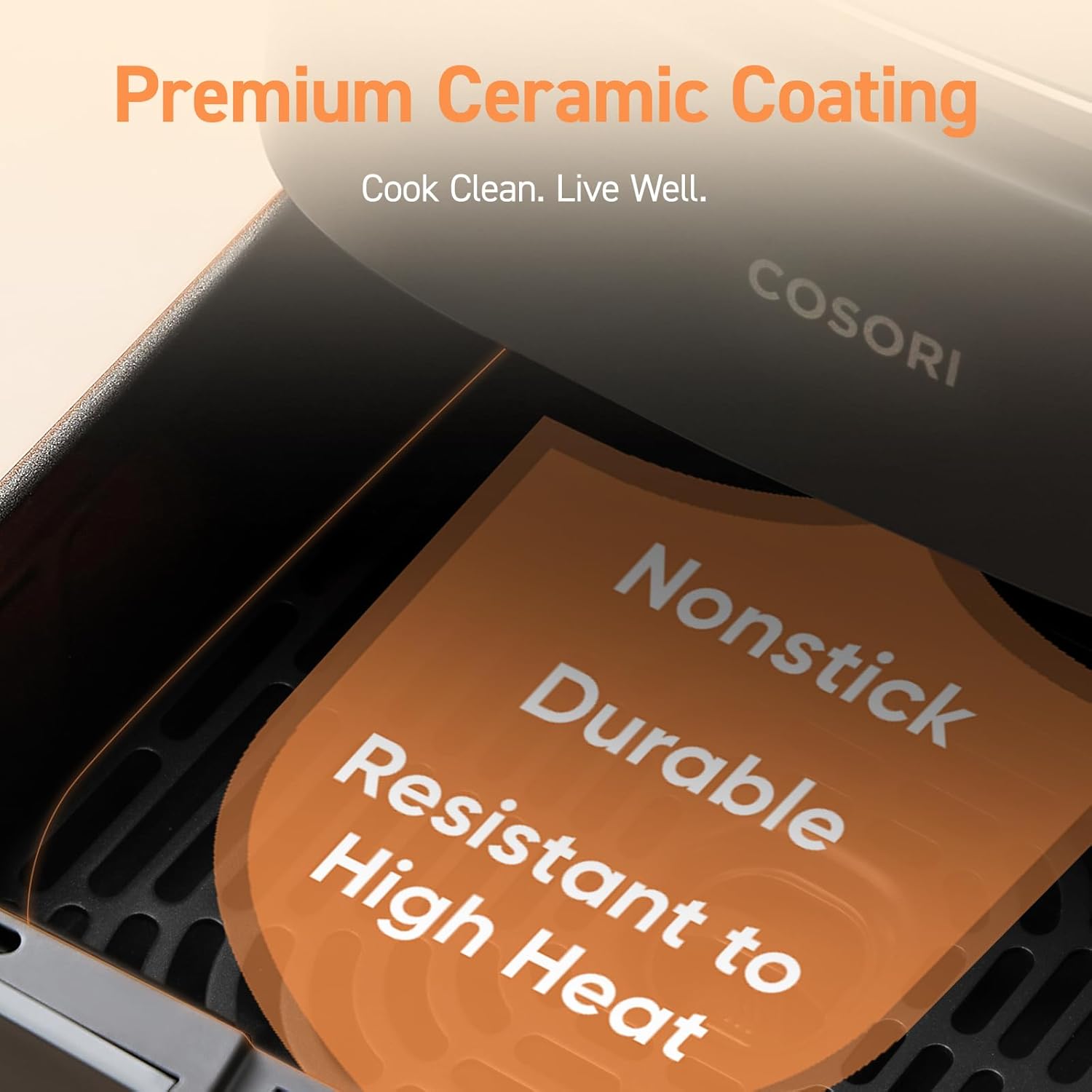 COSORI Air Fryer 5 QT (4.7 Litre) Black