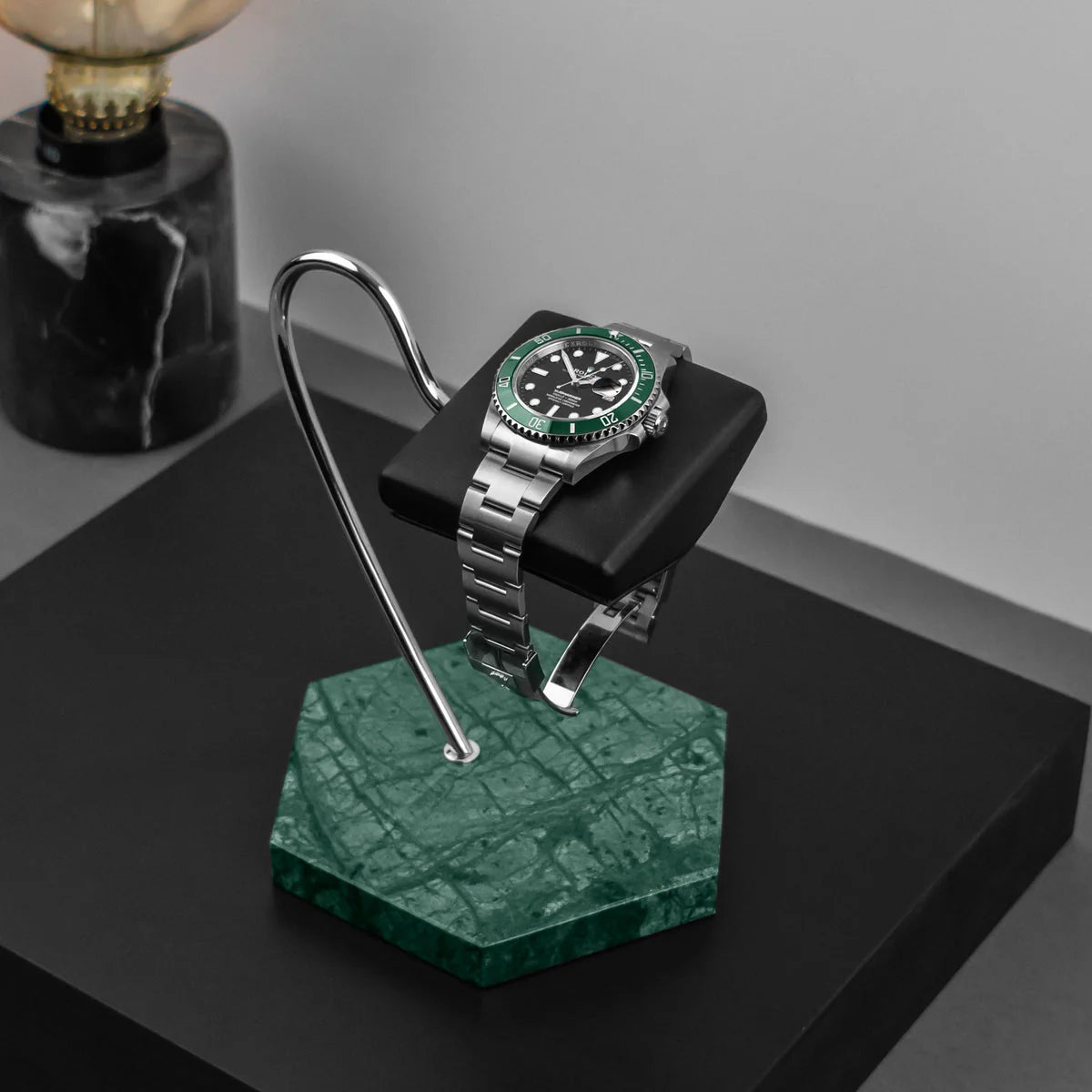 Fawes Hexagonal Watch Stand  Single Cushion