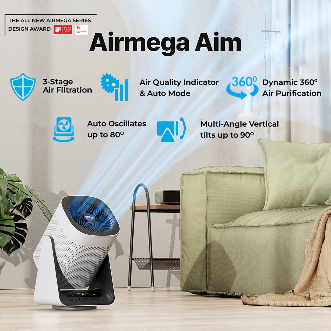 Coway Airmega AIM (AP-0623B) Air Purifier For Home