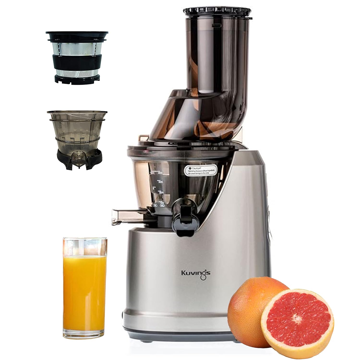 Kuvings B1700 Cold Press Slow Juicer with Sorbet and Smoothie Strainers