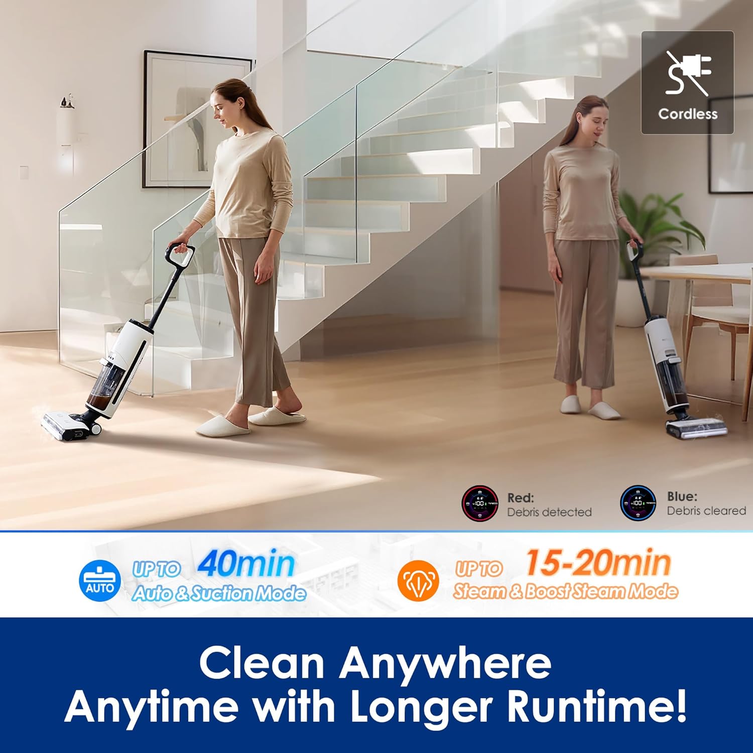 Tineco Floor ONE S7 Steam Cordless Wet & Dry Vacuum Cleaner